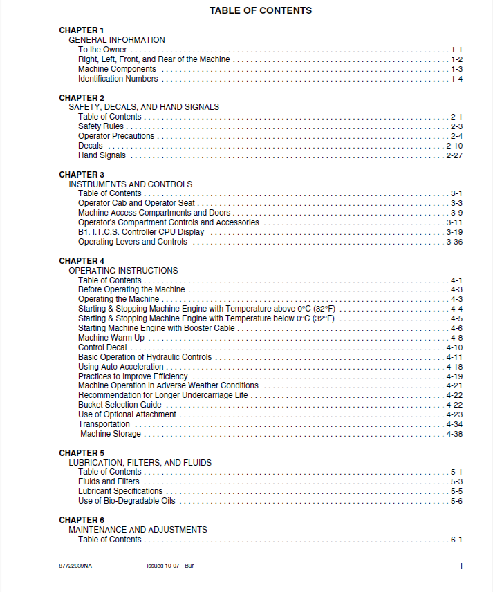 Kobelco 215SR Acera Tier 3 Excavator Operator Manual