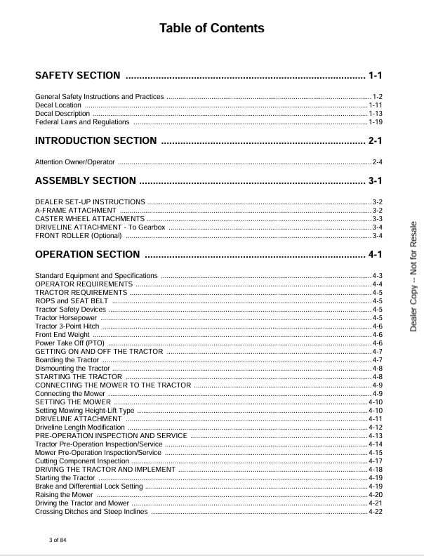 BOBCAT FINISH MOWER 3FM60, 3FM72 (6904722) OPERATION & MAINTENANCE MANUAL PDF FILE