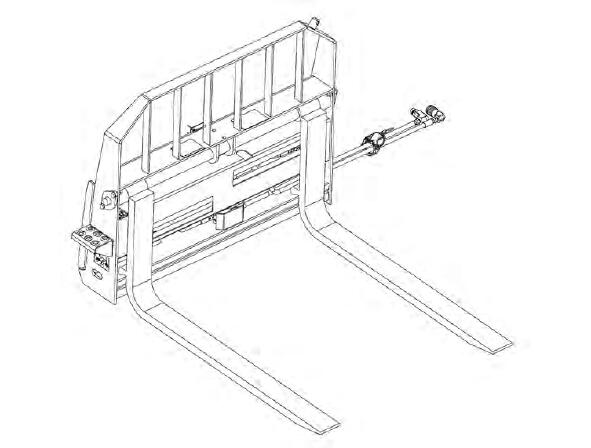 BOBCAT 42, 48 HYDRAULIC PALLET FORK SERVICE REPAIR MANUAL - PFD FILE