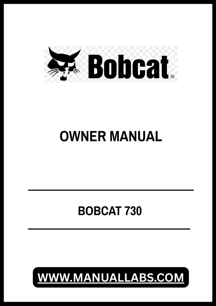 BOBCAT 730 OWNER MANUAL - PDF FILE