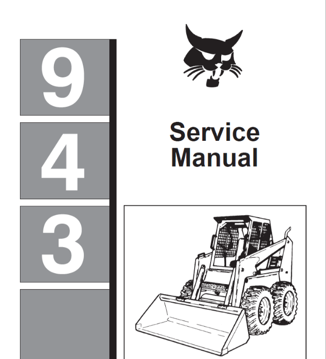 BOBCAT 943 SERVICE MANUAL 6570008 - PDF FILE