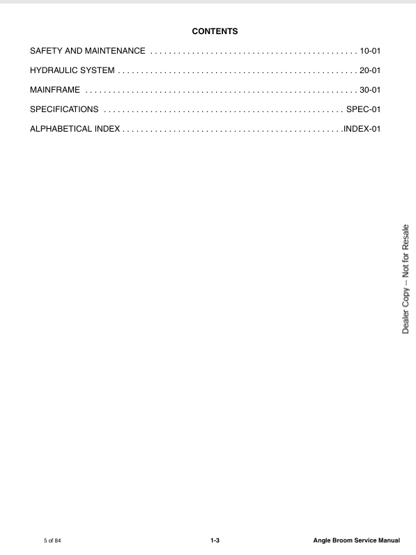 BOBCAT ANGLE BROOM (7395758) SERVICE MANUAL PDF DOWNLOAD