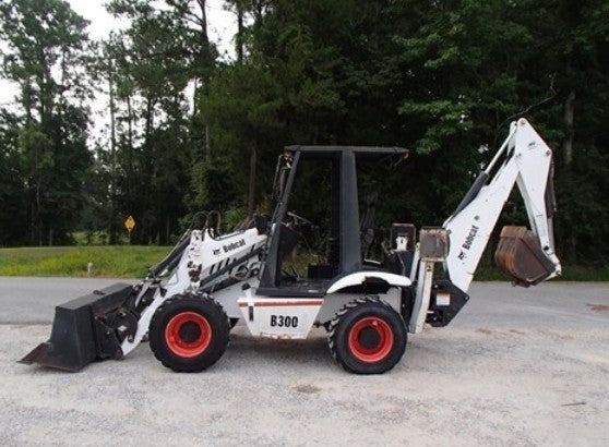 BOBCAT B300 B-SERIES LOADER BACKHOE SERVICE REPAIR MANUAL - PFD FILE