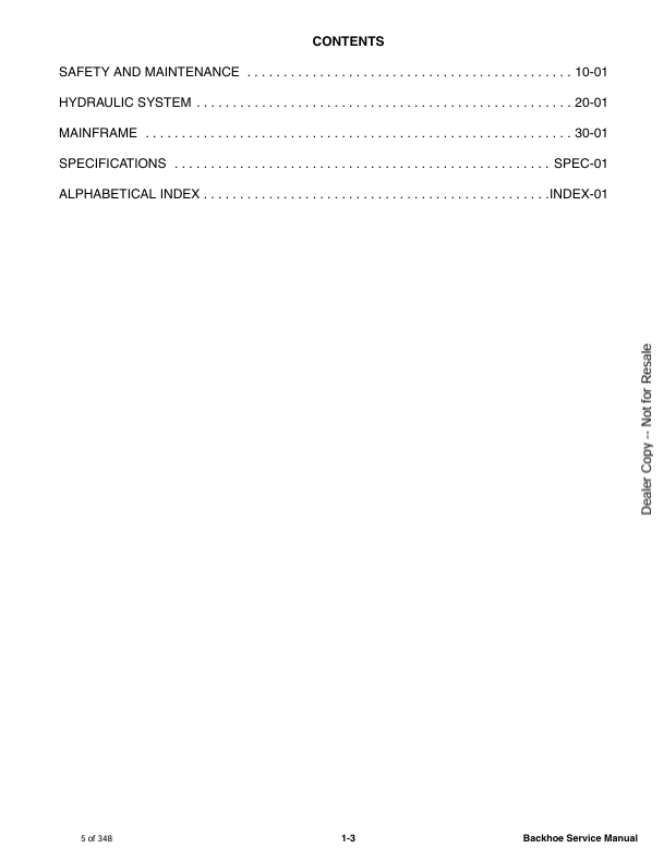 BOBCAT BACKHOE (6904107) SERVICE MANUAL PDF DOWNLOAD
