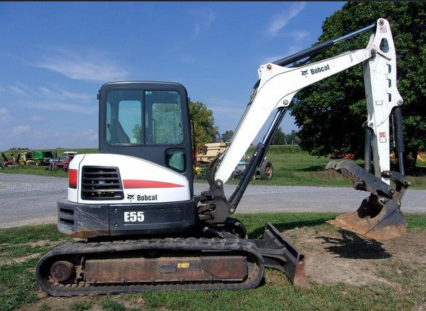 BOBCAT E55 COMPACT EXCAVATOR SERVICE REPAIR MANUAL - PFD FILE