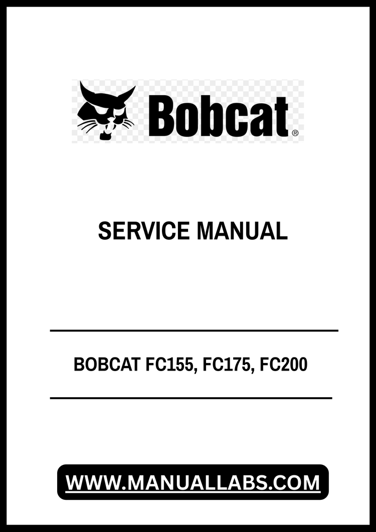 BOBCAT FC155, FC175, FC200 SERVICE MANUAL 6903303 - PDF FILE