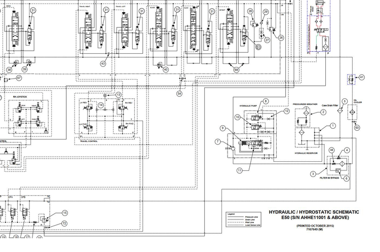 Bobcat Excavator E45 Electrical and Hydraulic Schematic Manual PDF