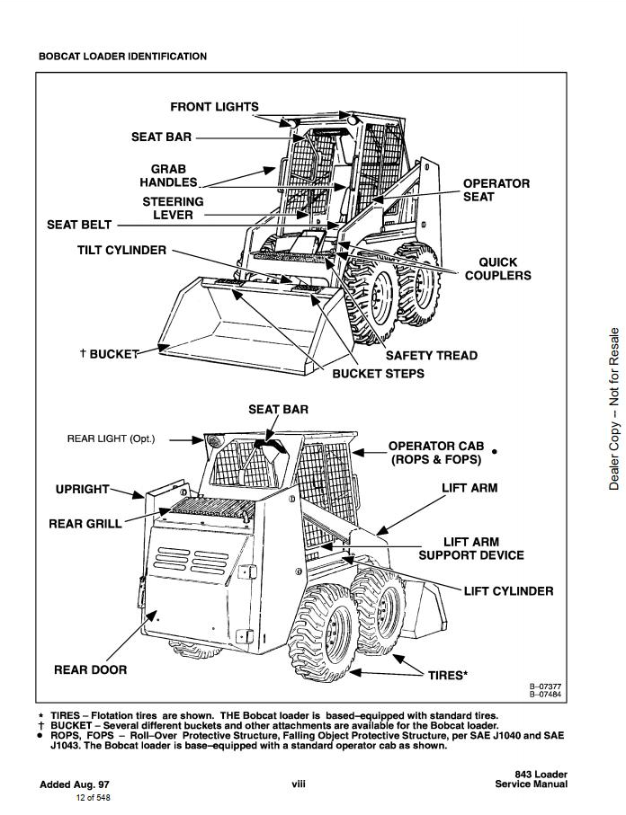 Bobcat 843 Loader Service Manual PDF: Complete Repair Guide