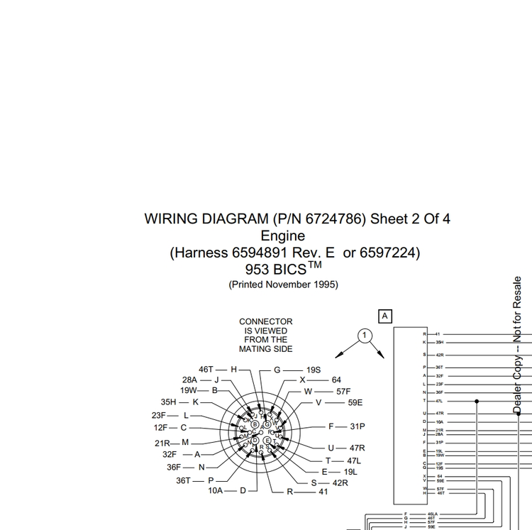 Bobcat 953 BICS Loader Hydraulic & Electrical Schematic Manual PDF