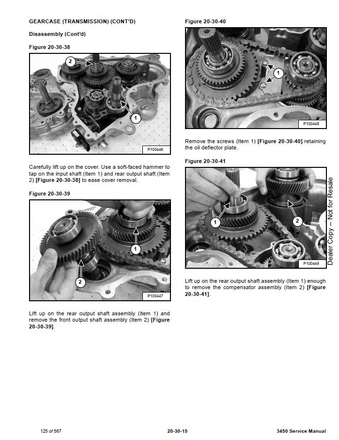 Bobcat 3450 Utility Vehicle Service Manual PDF | Repair & Maintenance Guide