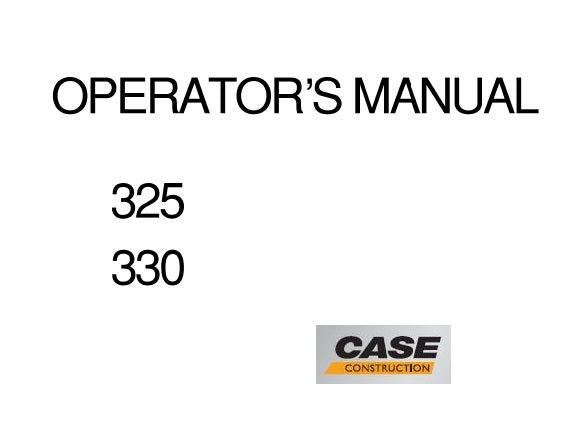 CASE 325, 330 ARTICULATED TRUCK OPERATOR’S MANUAL - PDF FILE