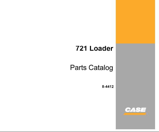 CASE 721 LOADER PARTS CATALOGUE MANUAL - PDF FILE