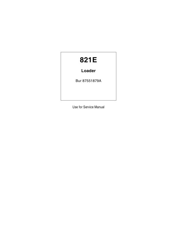 CASE 821E WHEEL LOADER SERVICE MANUAL 87551879A PDF FILE