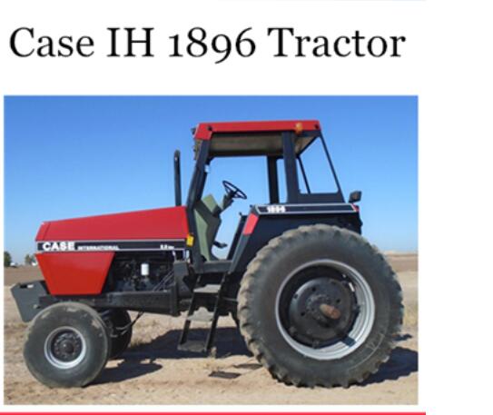 CASE IH 1896 TRACTOR - OPERATOR’S MANUAL - PDF FILE