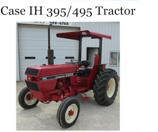 CASE IH 395, 495 TRACTOR - OPERATOR’S MANUAL - PDF FILE