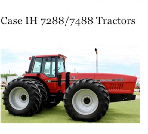 CASE IH 7288, 7488 TRACTORS OPERATOR’S MANUAL - PDF FILE