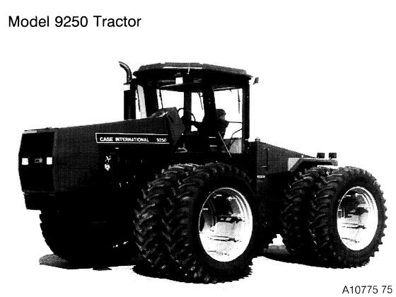 CASE IH 9250 TRACTOR - OPERATOR’S MANUAL - PDF FILE
