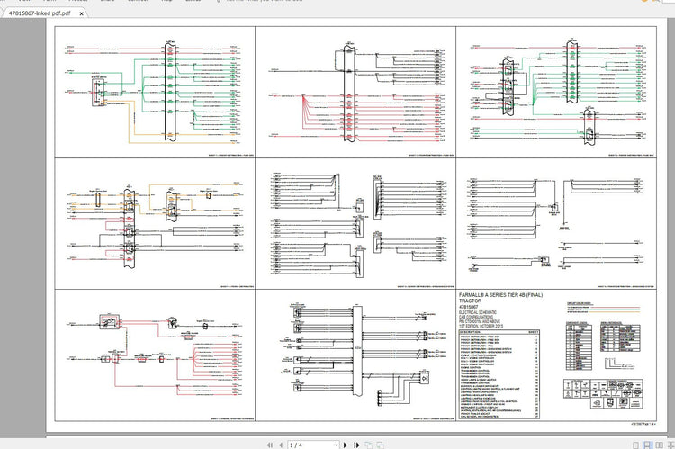 Case IH Farmall A Series Tier 4B Final Tractors Electrical Schematic Manual (47815867)