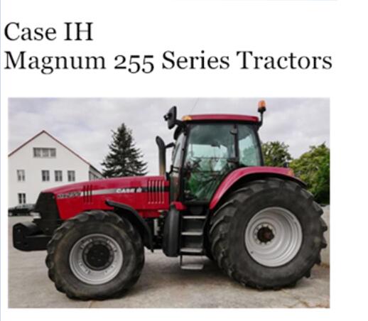 CASE IH MAGNUM 255 SERIES TRACTORS OPERATOR’S MANUAL - PDF FILE