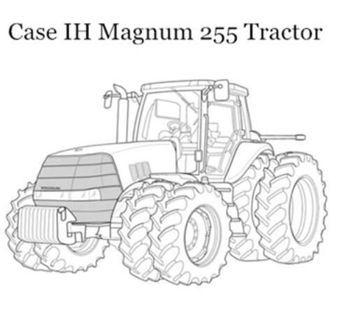 CASE IH MAGNUM 255 TRACTOR (SERIAL NUMBERS: AFTER P.I.N. Z7RZ05000) OPERATOR’S MANUAL - PDF FILE