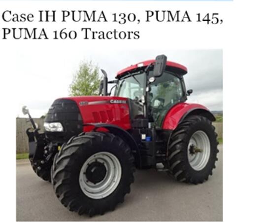 CASE IH PUMA 130, PUMA 145, PUMA 160 TRACTORS OPERATOR’S MANUAL - PDF FILE