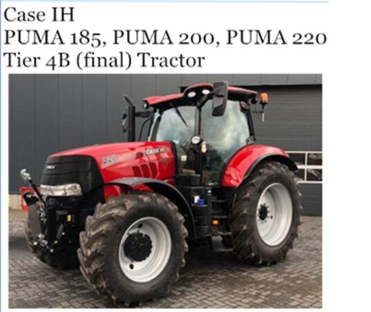 CASE IH PUMA 185, PUMA 200, PUMA 220 TIER 4B (FINAL) TRACTOR OPERATOR’S MANUAL - PDF FILE