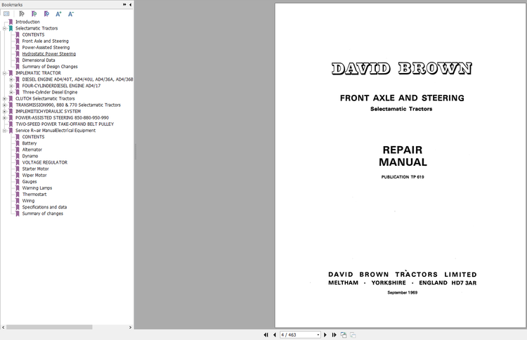Case Tractor Implematic 990 Service Manual 9-38100 – PDF File