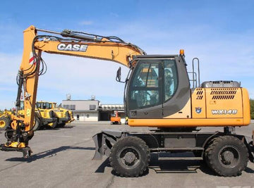 CASE WX148 WHEELED EXCAVATOR SERVICE REPAIR