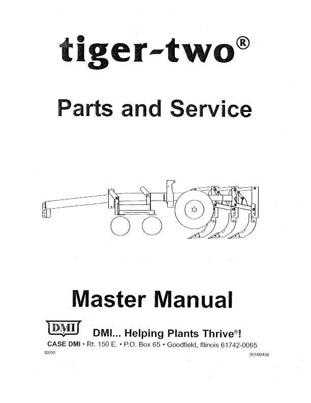 Case IH TIGER II, DMI Tiger 2, OM and PC Operator's Manual 00100456 - PDF File Download