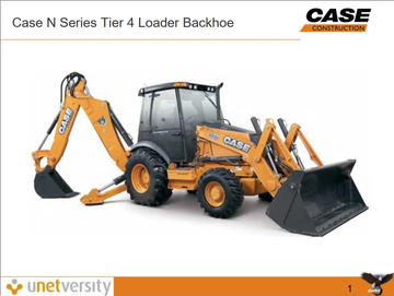 Case Backhoe Loader N Series Training