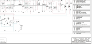 Case Compactor DV209D Tier 4B Hydraulic Schematic