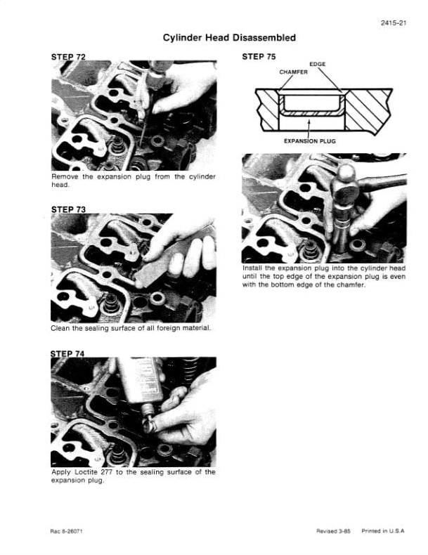 Case Crawler Dozer 850D, 855D Service Manual PDF