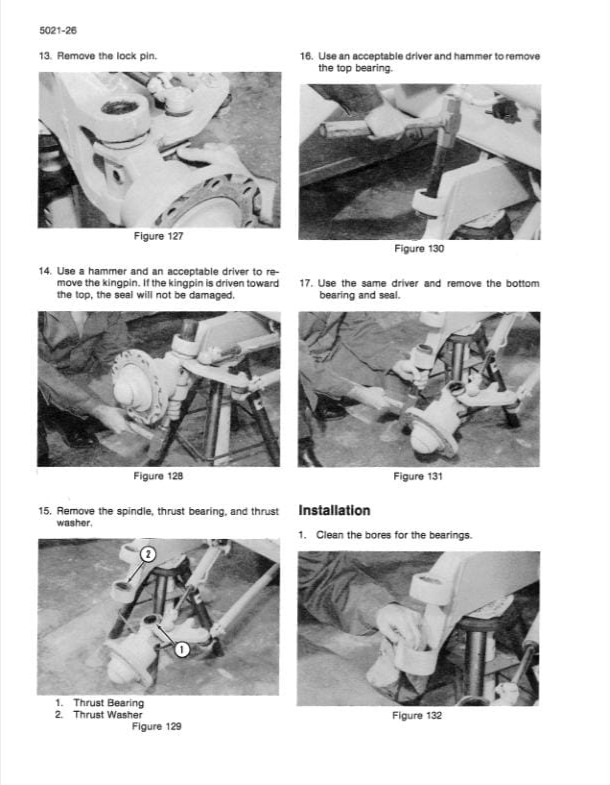 Case Loader Backhoe 480D 480LL Service Manual PDF