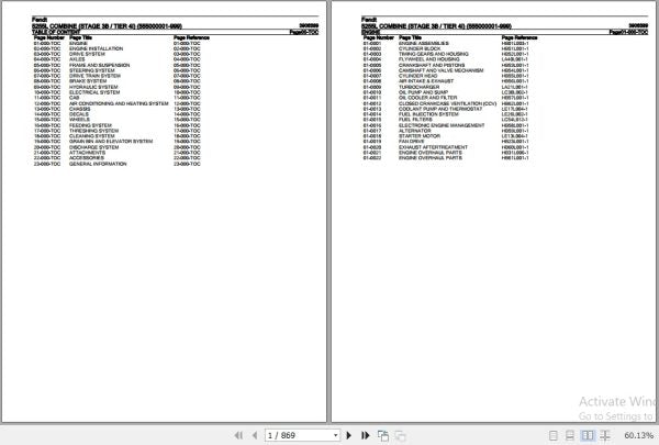 FENDT COMBINE 5255L 3906389 03.2019 SPARE PARTS CATALOGUE MANUAL - PDF FILE