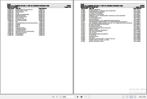 FENDT COMBINE 6335C PL-I 6246527 02.2019 SPARE PARTS CATALOGUE MANUAL - PDF FILE