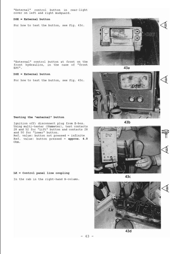 Fendt Electro Power Lift Control EPC (EHR C) Service Training Manual X990005023126 PDF