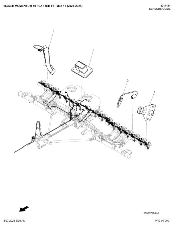 Fendt Momentum 40 Planter FTPM32-15 2021-2024 Spare Parts Catalog Manual PDF