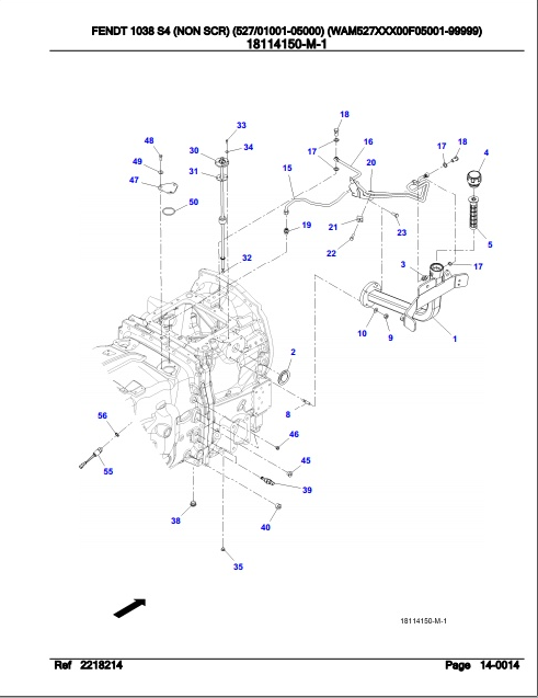 Fendt Tractor 1038 S4 Parts Catalog Manual F527003 11.2019 PDF