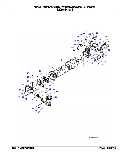 Fendt Tractor 1050 LRC Gen2 Parts Catalog Manual F539003 02.2020 PDF