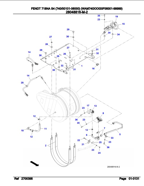 Fendt Tractor 718NA S4 Parts Catalog Manual F740105 10.2020 PDF