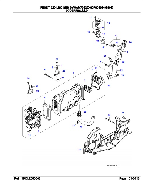 Fendt Tractor 720 LRC Gen 6 Parts Catalog Manual F763003 09.2020 PDF