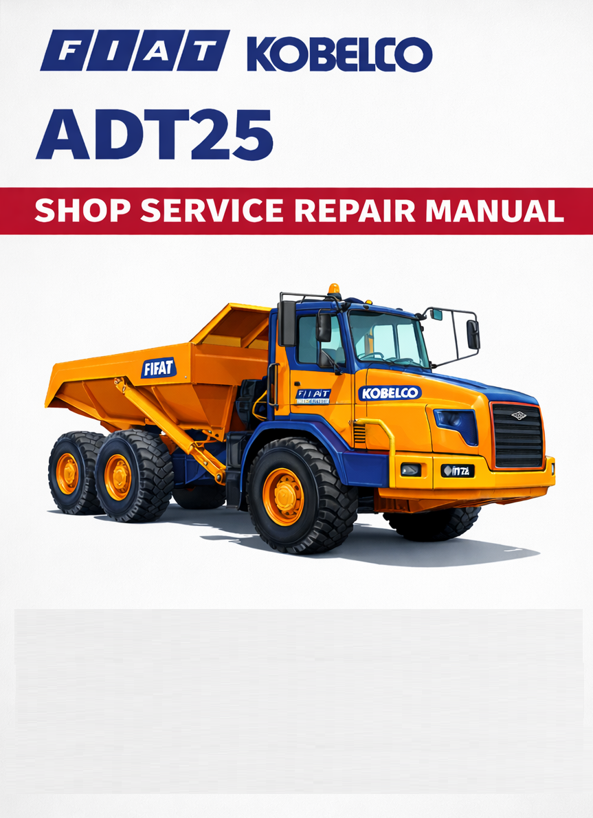 Fiat Kobelco ADT25 ML360 ML460 Shop Service Repair Manual PDF