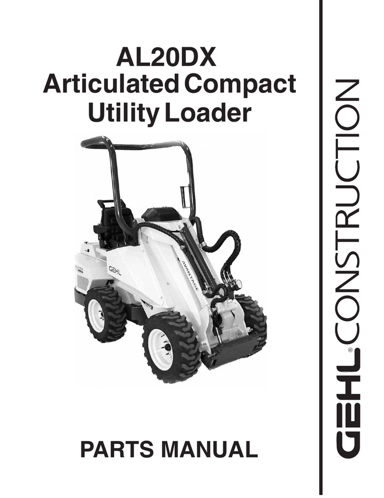 AL20DX - GEHL Articulated Compact Utility Loader Parts Catalog Manual PDF Download