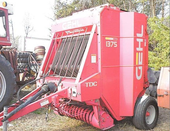 GEHL 1375 VARIABLE CHAMBER ROUND BALER PARTS CATALOGUE MANUAL - PDF FILE