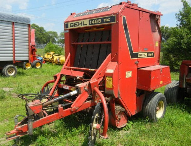 GEHL 1465 VARIABLE CHAMBER ROUND BALER PARTS CATALOGUE MANUAL - PDF FILE