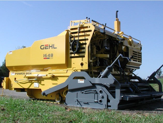 GEHL 1648 ASPHALT PAVER (BEGINNING WITH SERIAL NUMBER 13101) PARTS CATALOGUE MANUAL - PDF FILE