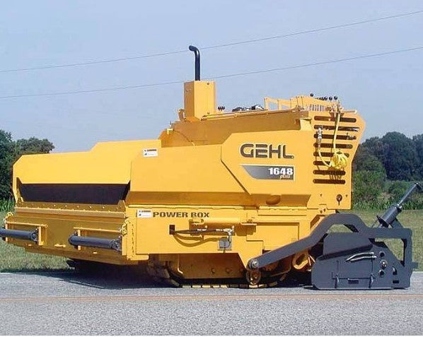 GEHL 1648 Asphalt Paver Parts Catalogue Manual (Serial Number 13100 & Before) PDF Download