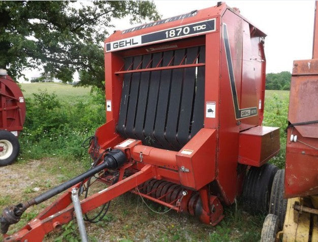 GEHL 1870 VARIABLE CHAMBER ROUND BALER PARTS CATALOGUE MANUAL - PDF FILE