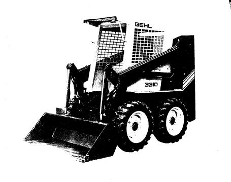 GEHL 3310, 3410 SKID LOADER PARTS CATALOGUE MANUAL - PDF FILE