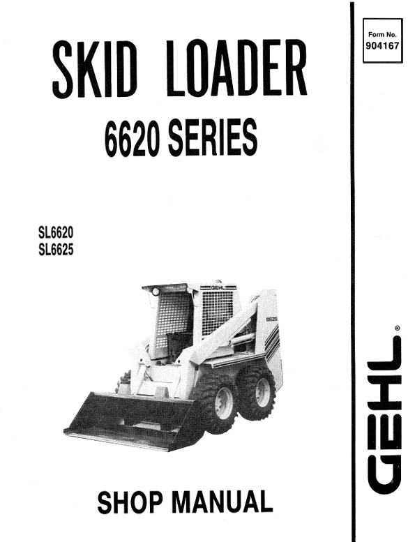 GEHL 6620 SERIES (904167) Service Manual PDF Download | Repair Guide